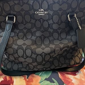Black coach purse